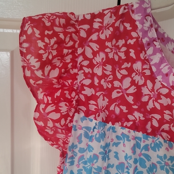 Roller Rabbit Colorful Floral Womens Dress - Picture 4 of 8